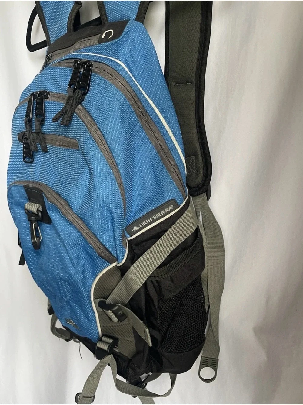 High Sierra Blue and Gray Men's Outdoor Backpack